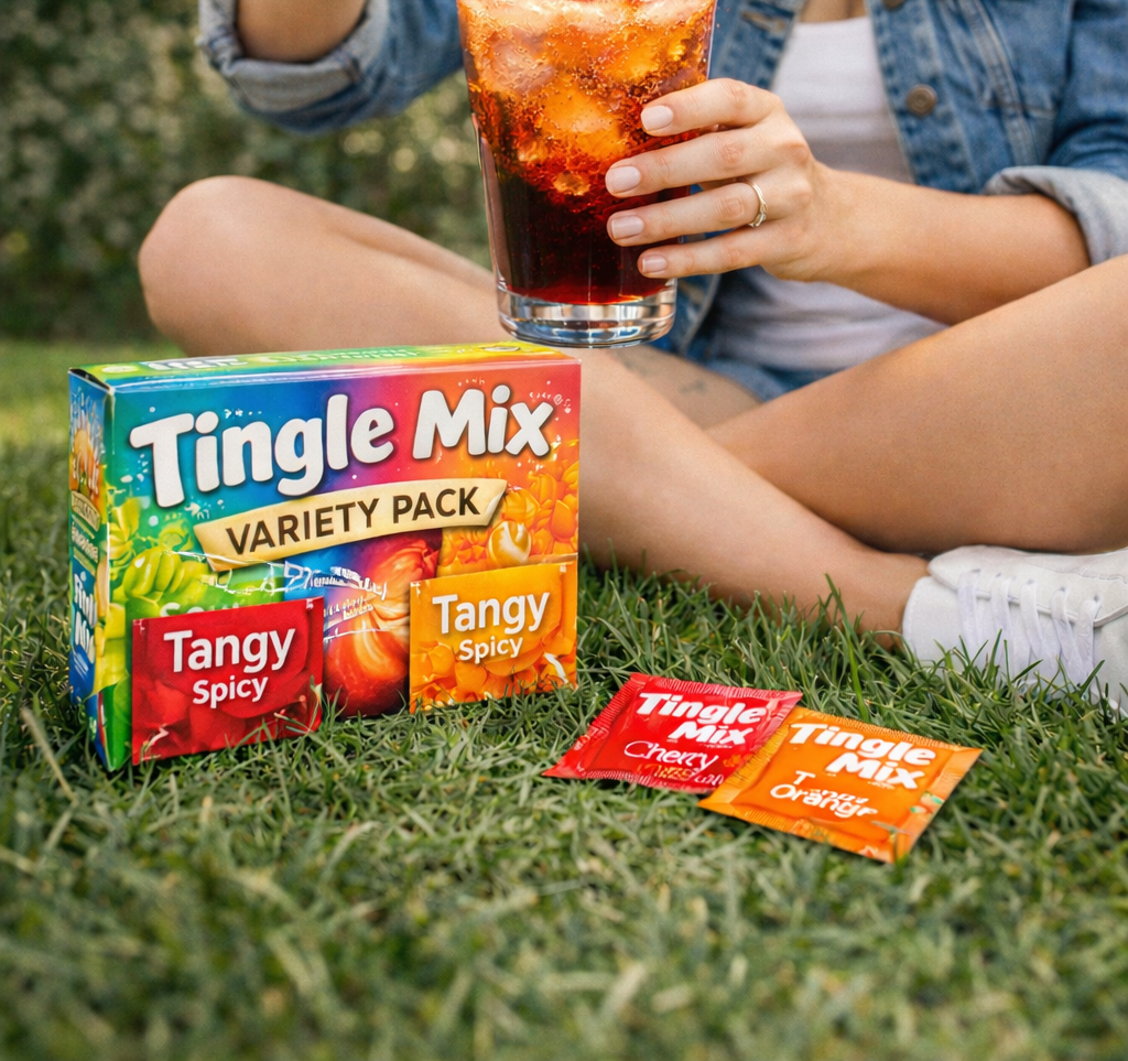Tingle Mix - tangy flavour , pack of 10